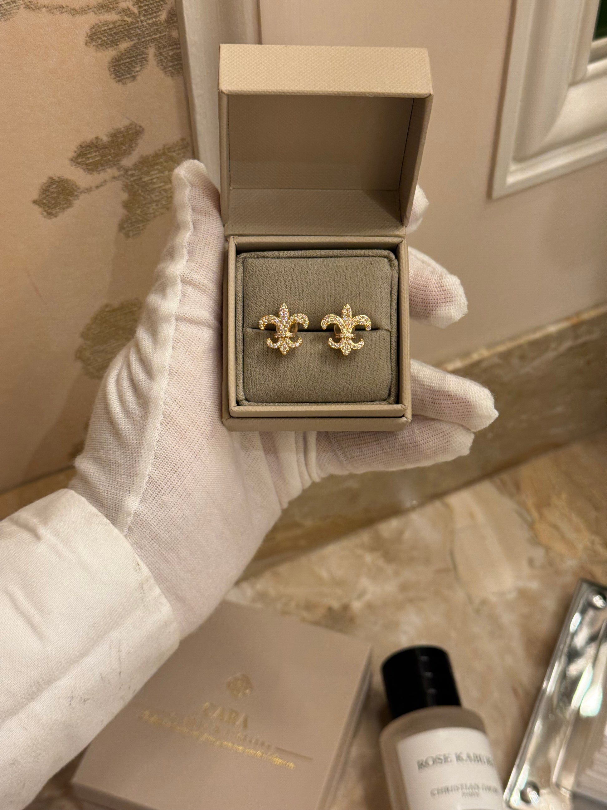 Boucles d’oreilles Lys